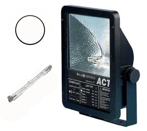 ACT, Architekturstrahler, Asymmetrisch, weiss 150Watt